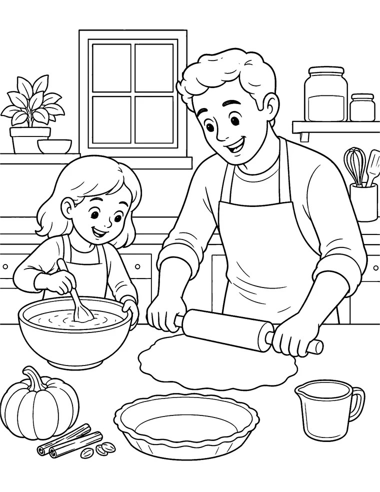 Grateful Thanksgiving Coloring Book preview 3